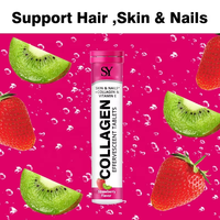 Vente en gros de comprimés effervescents de vitamine collagène pour les femmes soutiennent les cheveux ongles croissance de la peau comprimés effervescents de collagène vitamine