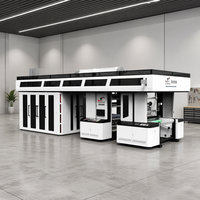 Presse flexographique satellite 6 couleurs à manchon avec servomoteur complet pour un changement de job rapide