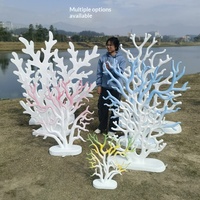 Model Patung Karang Simulasi Fiberglass Dekorasi Latar Belakang Fotografi Bertema Laut Properti Ornamen Fotografi Pernikahan
