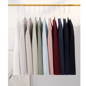 Hochwertiges 100% Baumwolle 230g Regular Fit Langarm-T-Shirt mit einfarbigem O-Ausschnitt und Anti-Falten-Funktionen mit Digitaldruck - Product Image 2