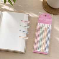 Marcadores Adhesivos STASUN PET, 8 Colores, Ultrafinos, 160 Hojas, Notas Adhesivas Translúcidas para Libros, Cuadernos y Agendas