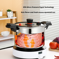Cuisinière à pression multifonctionnelle en acier inoxydable, micro-cuisinière à pression, nouvelle cuisinière à soupe à basse pression anti-explosion, cuisinière universelle