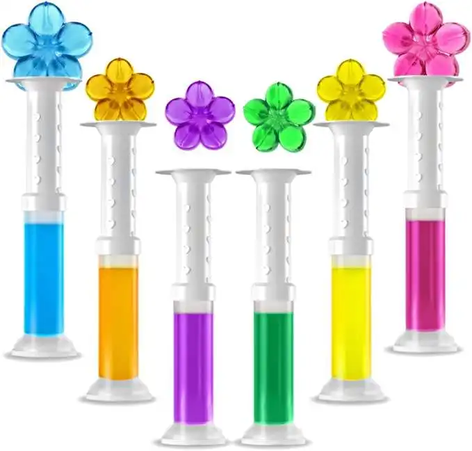 Detergente aromático em forma de flor gel de limpeza profunda para banheiro, gel desodorizante de fragrância, amostra grátis