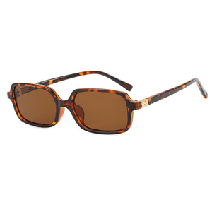 Women's <b>Small</b> Framed Square <b>Sunglasses</b> Pc <b>Frame</b> Uv400 Protection For Street Style And Posing - Product Image 5