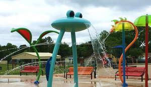 आउटडोर वाटर प्ले स्प्लैश पूल गेम एक्वा स्प्रे पार्क 304 स्टेनलेस स्टील स्प्रिंकलर मेंढक स्प्रे - Product Image 5