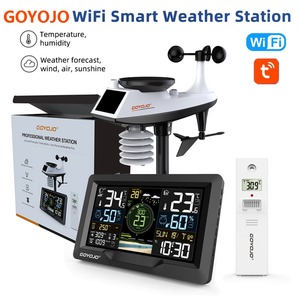 Estación Meteorológica Solar Inalámbrica 7 en 1 con WiFi, Termómetro, Higrómetro, Pluviómetro, Anemómetro, para Interiores y Exteriores, con APP, OEM - Product Image 1