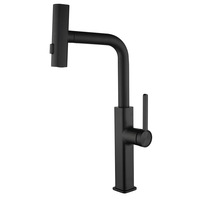 Robinet de cuisine moderne au design classique, extractible, chaud et froid, 3 fonctions
