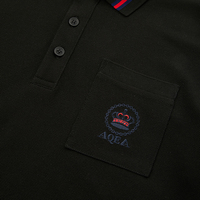 Polo de sport respirant Logo Chemises brodées à manches courtes pour hommes Polo en coton
