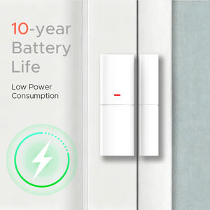 <span class=keywords><strong>Staniot</strong></span> DS300 433MHz Détecteur magnétique sans fil pour porte et fenêtre, avec batterie 10 ans, interrupteur épaissi, alarme antivol domestique - Product Image 1