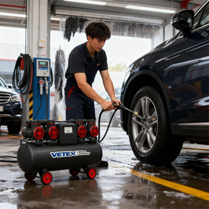 Personnalisation d'usine Compresseur d'<span class=keywords><strong>air</strong></span> de peinture sans huile silencieux De Ar Compresseurs industriels sans huile portables avec réservoir de 200L - Product Image 5