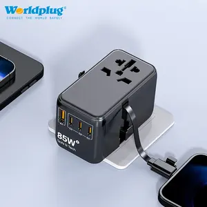 Worldplug USB Travel Charger Adaptor Worldwide International Universal Traveling Plug Adapter