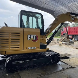 รถขุดขนาดเล็ก CAT 305.5E2 มือสองจากญี่ปุ่น ราคาถูก พร้อมบูมสวิง 5.5 ตัน ในสหรัฐอเมริกาและแคนาดา รถขุดมือสอง Cat 305.5E ได้มาตรฐาน EPA/CE พร้อมขาย - Product Image 1
