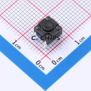 GT-TC116B-H043-L1 Tactile Switch Through hole Component (THT) Switch Single Pole Single Throw Round Button 2.5N Through Hole - Product Image 1