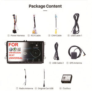 วิทยุติดรถยนต์ IPoster 9 นิ้ว ระบบ Android 10 Octa-Core <span class=keywords><strong>2</strong></span> <span class=keywords><strong>Din</strong></span> หน่วยความจำ 4+64 GB เครื่องเล่น DVD สำหรับรถยนต์ VW Golf Tiguan Amarok Jetta Passat <span class=keywords><strong>Sharan</strong></span> - Product Image 6