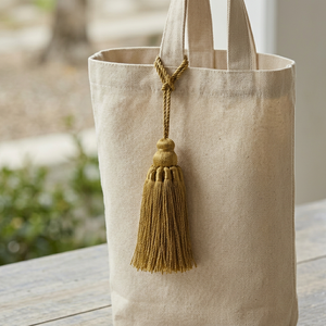 Gold <b>Tassel</b> Decorative Fringe Handle Detail - Product Image 1