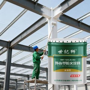 Water Base Fire Retardant <b>Paint</b> for Steel Structure Water Borne Intumescent <b>Coating</b> Fire Retardant <b>Paint</b> - Product Image 2