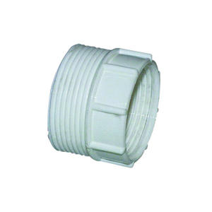 Réducteur PVC M 1 1/2 po x F 1 1/4 po pour siphons en acier inoxydable vers siphons en porcelaine - Product Image 1