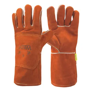 WELDAS CS10-2118 Nouveau Régulière De Soudage Gants XL Résistant À La Chaleur Gants En Cuir De Travail