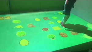 Sıcak satış fabrika imalatı 3D etkileşimli zemin duvar projeksiyon yazılımı oyun çocuklar için kapalı etkileşimli zemin projektör - Product Image 4