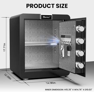 Sang Trọng Mật Khẩu Kỹ Thuật Số Thông Minh An Toàn Hộp Thép Điện Tử An Ninh Tiền Gửi Hộp Cho Nhà Văn Phòng Hoặc Khách Sạn Sử Dụng - Product Image 6