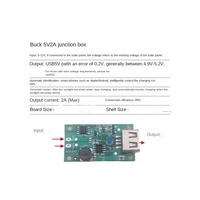 Boîtier de contrôle USB unique Micro Rui WR144 pour panneau solaire pliable, boîte de jonction, stabilisateur de tension, chargeur USB extérieur haute efficacité