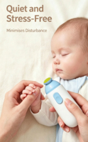 Coupe-ongles électrique durable pour bébé, sûr et réglable, pour nouveau-né