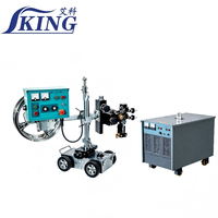 Système de soudage vertical automatique IKING pour structures en acier avec chariot de machine à souder électroslag et buse