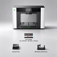 Mesin Cetak Digital Inkjet Flatbed Multifungsi 4-in-1 Xtool O1 Omni Printer UV DTG Rotary Bundle untuk Kaos, Mug, dan Cangkir