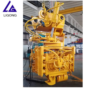 시트 파일, 유압 진동 해머, 굴삭기 파일 드라이버 원격 제어를위한 유압 파일 운전 바지선 - Product Image 6