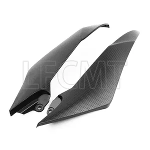 Motorcycle Tank Side Cover Panel Fairing ABS Black Fit for Yamaha YZF R6 2008-2014