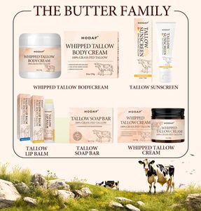 100% натуральный увлажняющий крем из говяжьей ткани, органический медовый бальзам со взбитым оттенком травы для крема для лица, ухода за кожей, Бальзама Для Губ - Product Image 6