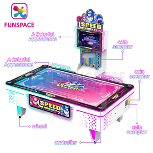 <span class=keywords><strong>Table</strong></span> de <span class=keywords><strong>hockey</strong></span> sur <span class=keywords><strong>air</strong></span> à pièces Funspace pour enfants, pour les centres de jeux et les salles de jeux d'arcade - Product Image 6