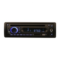 Autoradio MP3/DVD simple DIN avec 2 sorties vidéo et 1 sortie audio AUX FM et micro pour divertissement en bus 12-24V – Vente chaude usine