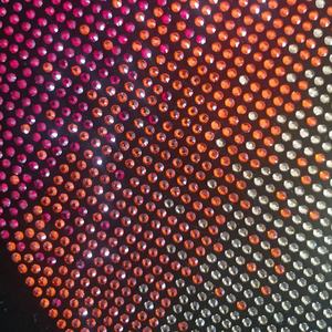 אופנה עיצוב מותאם אישית גולגולת לוגו מוטיבים קריסטל ברזל על גיליון ריינסטון חום העברות עבור חולצות - Product Image 4