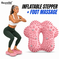 Gadget Fitness: Stepper Inflable para Relajación de Pies, Accesorio de Fitness para Oficina, Puntos de Presión, ODM, Ligero