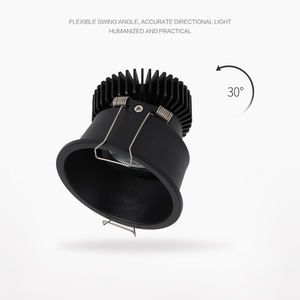 <span class=keywords><strong>Spot</strong></span> LED encastré pour bureau à domicile, dimmable, 230 V, cadre réglable, GU10, 7 cm - Product Image 4