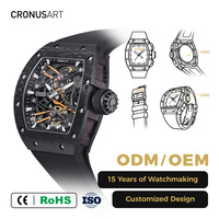 Montres de sport de luxe légères pour hommes Montres mécaniques automatiques ultra-légères Montres pour hommes tendance d'affair