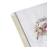 Agenda de livre d'or de mariage à impression personnalisée Agenda d'événements Agenda complet Agenda A5 à couverture rigide pour la mariée