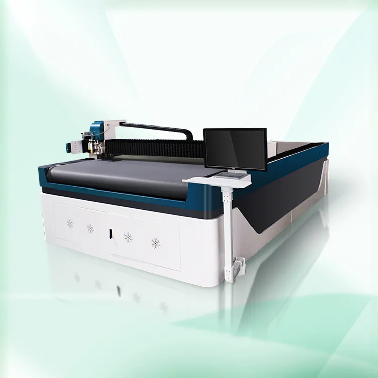 Mesin pemotong kain CNC otomatis 1600*2500mm kualitas tinggi mesin pemotong pisau kain untuk bahan tekstil dan kulit