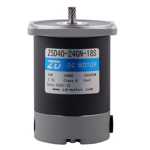 ZD <span class=keywords><strong>Motor</strong></span> 12V 24V 90V 40W 3200rpm elektrik <span class=keywords><strong>DC</strong></span> <span class=keywords><strong>Motor</strong></span> endüstriyel otomasyon için Z5D40-24G-30S - Product Image 1