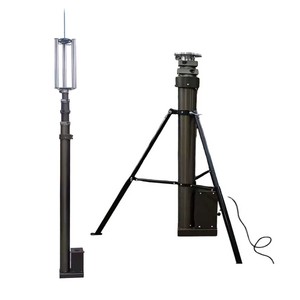 Mât télescopique motorisé en aluminium à commande à distance de <span class=keywords><strong>2m</strong></span> à 10m, mât de levage électrique - Product Image 2