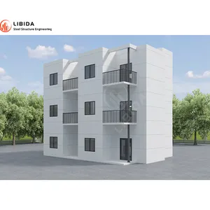 Hot Sale Apartment Building Industrial Custom Metal Building Materials Hotel Office Steel Structure Apartment Building