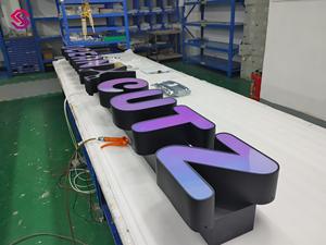 Lettres de canal LED extrudées 3D personnalisées, enseignes, éclairage néon avant, acrylique, acier inoxydable, taxi, devanture de magasin, extérieur/intérieur - Product Image 6