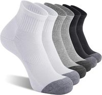 Chaussettes de sport pour hommes, en tricot, rembourrées, antidérapantes, respirantes, pour la course à pied, pour l'automne