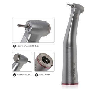 Vente chaude! 1:5 dentaire augmentant la pulvérisation d'eau intérieure <span class=keywords><strong>contre</strong></span>-<span class=keywords><strong>angle</strong></span> bouton poussoir basse vitesse pièce à main anneaux rouges FIt KaVo/<span class=keywords><strong>NSK</strong></span> - Product Image 3