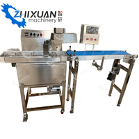 Nouvelle machine automatique de mini-enrobage de chocolat haute performance pour gâteaux, avec fonctions d'enrobage, de tempérage et de couverture