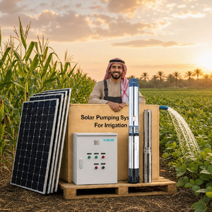 Bomba de Agua Solar Sumergible VEICHI de Gran Caudal para Agricultura, Sistema de Riego Agrícola - Product Image 1