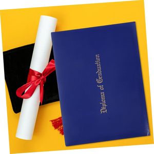Custom Logo <b>A4</b> Size Leatherette Certificate Holder <b>Folder</b> 8.5*11inch Degree Diploma Holder Cover - Product Image 3