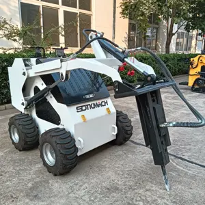 Entrega rápida!!! Pneu Skid Loader Skid Steer Loader fabricantes TK-T460 Chinês Rastreado Mini Skid Steer Loader para venda