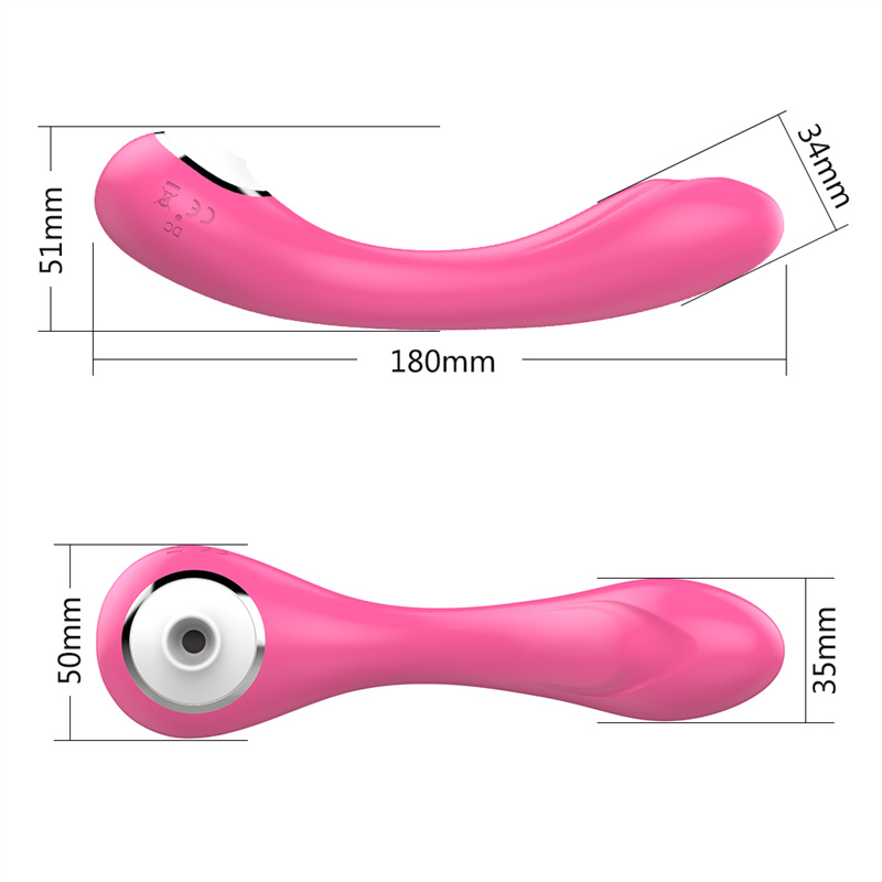 Vibrador recargable impermeable del clítoris sin contacto de la tecnología de la onda de la presión del estimulador del clítoris del pulso del aire que chupa para las mujeres